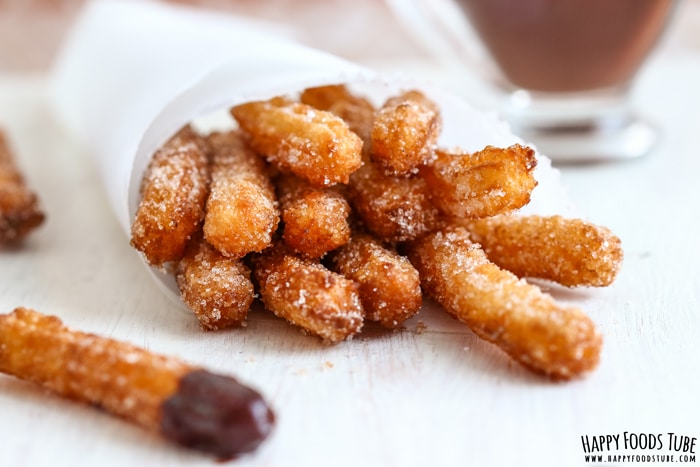 Homemade Churros with Chocolate Picture Homemade Churros with Chocolate Picture